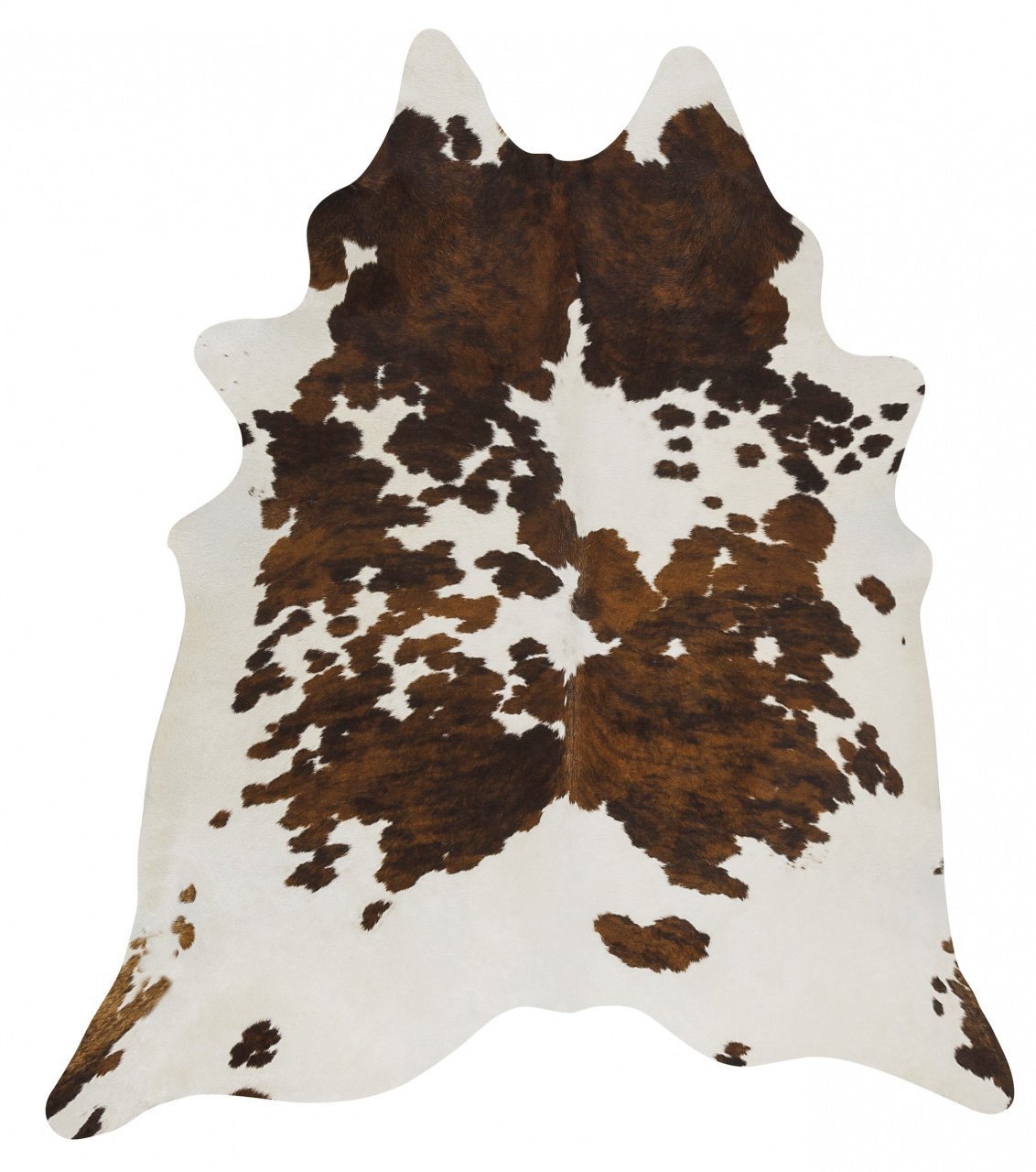 Exquisite Natural Cow Hide Rug Black Tricolor - Newstart Furniture