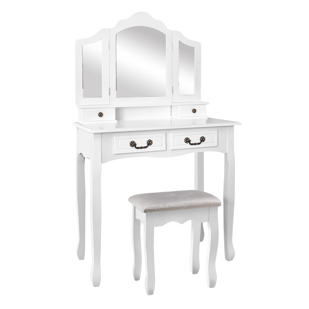 Artiss Dressing Table with Mirror White