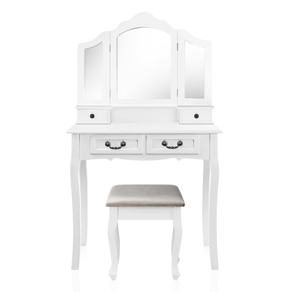 Artiss Dressing Table with Mirror White