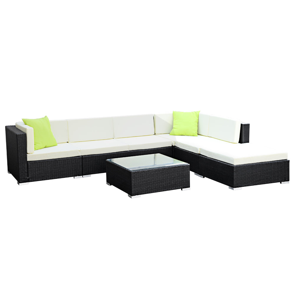 Gardeon 7PC Outdoor Furniture Wicker Sofa Set - Newstart Furniture