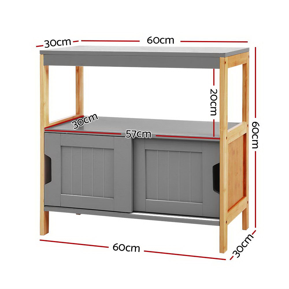 Artiss Buffet Sideboard Cabinet Storage Shelf Cupboard Hallway Tabe Sliding Door - Newstart Furniture