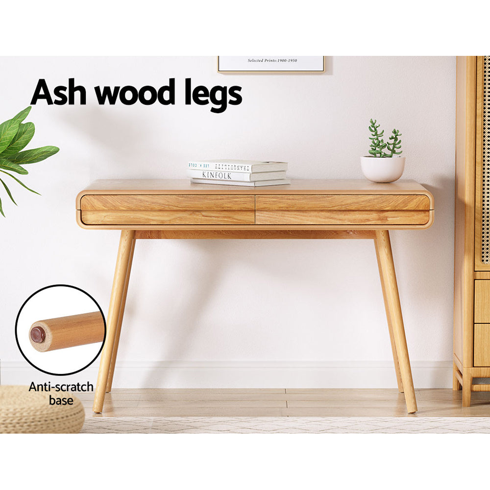 Artiss Computer Desk Office Study Desks Table Drawers Storage Ash Wood Legs - Newstart Furniture