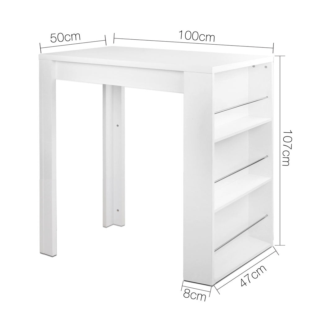 Artiss 3 Level Storage Bar Table - Newstart Furniture