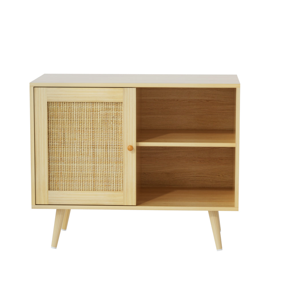 Artiss Buffet Sideboard Rattan Cabinet Storage Shelves Hallway Table Kitchen - Newstart Furniture