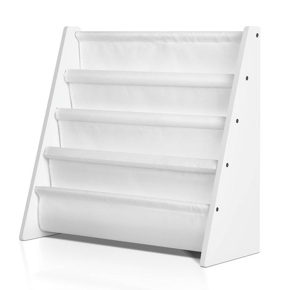 Keezi Kids Bookshelf White - Newstart Furniture