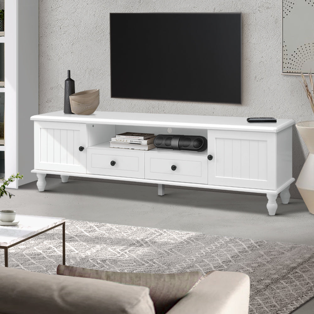 Artiss TV Cabinet Entertainment Unit Stand French Provincial Storage 160cm KUBI - Newstart Furniture