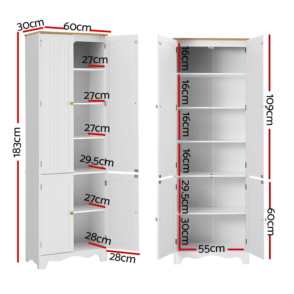 Artiss Buffet Sideboard Kitchen Cupboard Storage Cabinet Pantry Wardrobe Shelf - Newstart Furniture