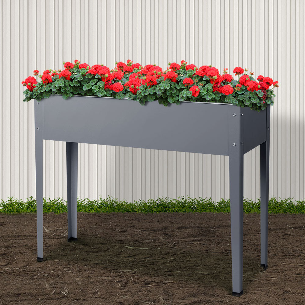 Elevated Galvanized Steel Garden Bed by Green Fingers | 100x80cm