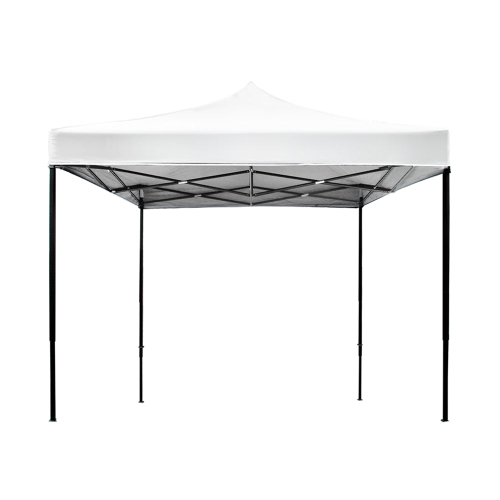 Instahut Gazebo Pop Up Marquee 3x3 Outdoor Tent Folding Wedding Gazebos White - Newstart Furniture