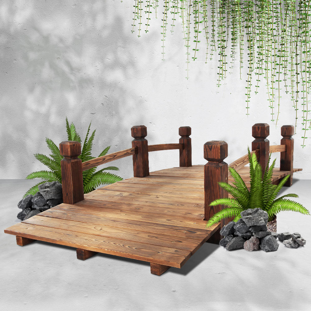 Wooden Rustic Bridge 160cm - Newstart Furniture