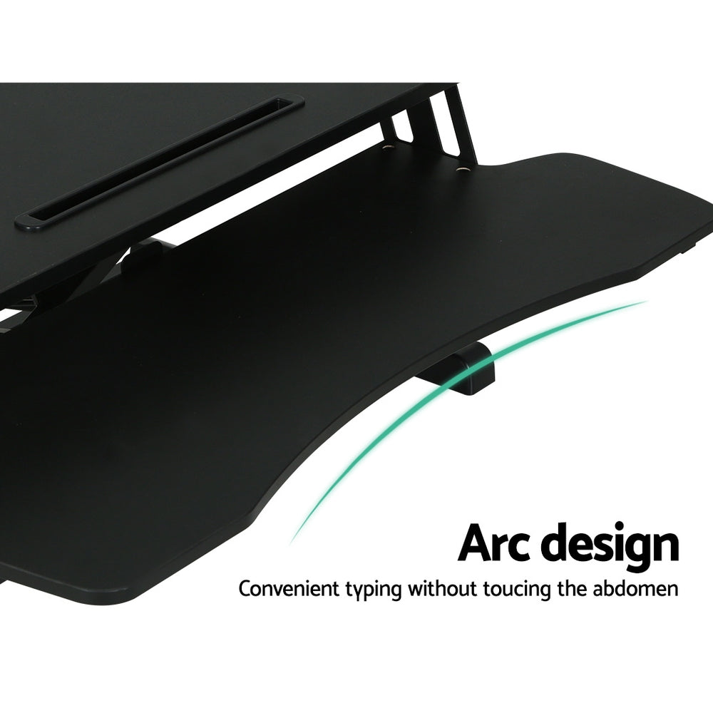 Artiss Standing Desk Riser Height Adjustable Sit Stand Computer Laptop Desktop - Newstart Furniture