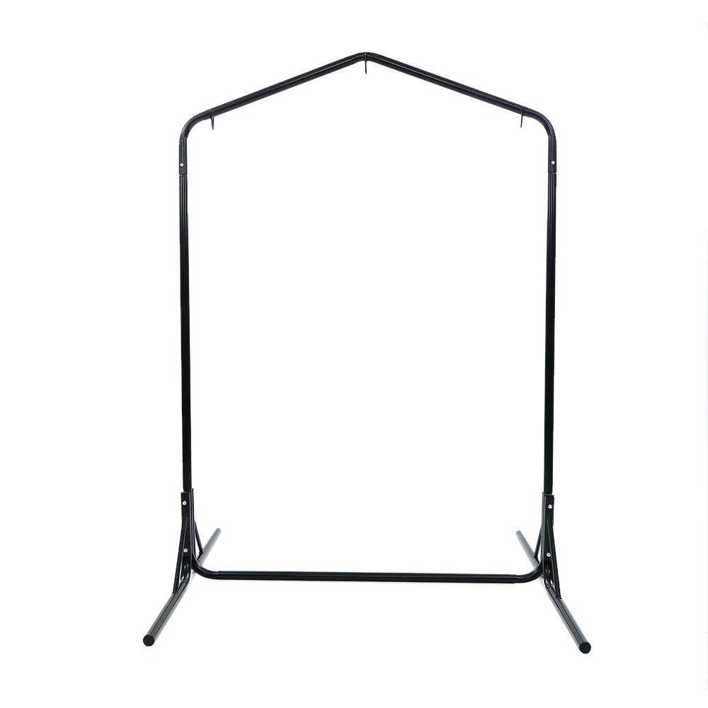 Gardeon Double Hammock Chair Stand Steel Frame 2 Person Outdoor Heavy Duty 200KG - Newstart Furniture