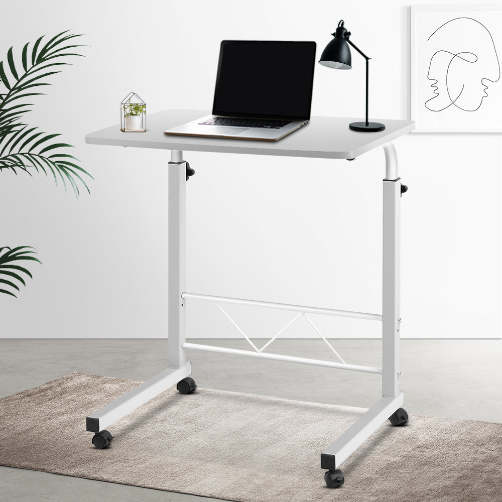 Artiss Laptop Table Desk Portable - White - Newstart Furniture