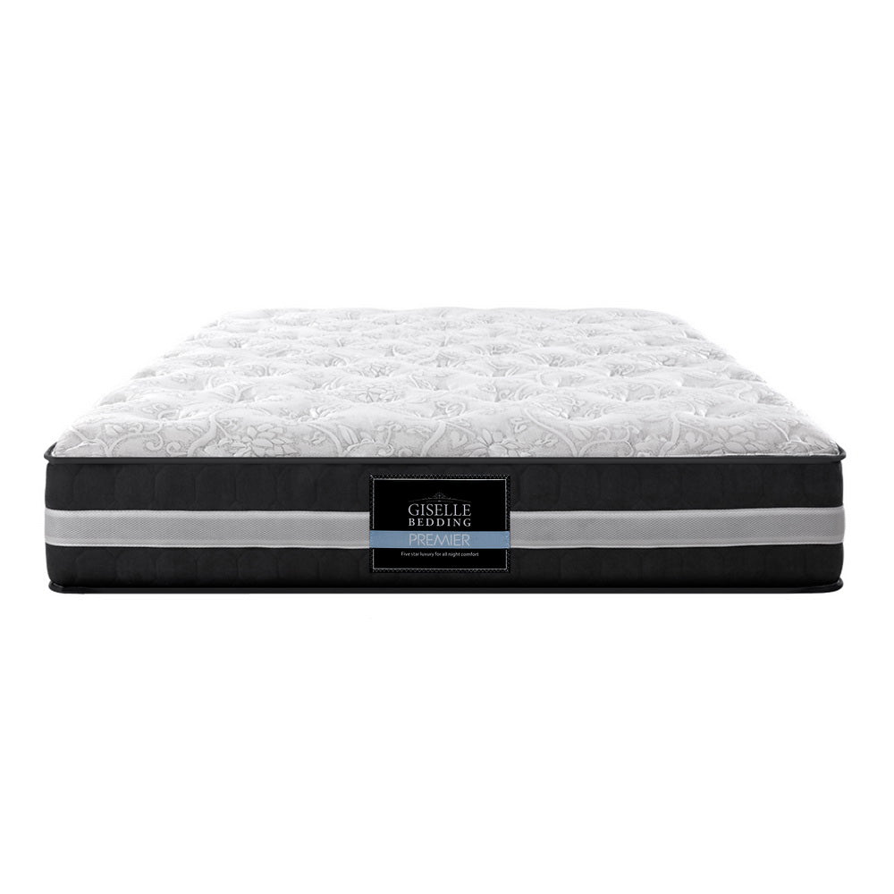 Giselle Bedding Lotus Tight Top Pocket Spring Mattress 30cm Thick – Double - Newstart Furniture