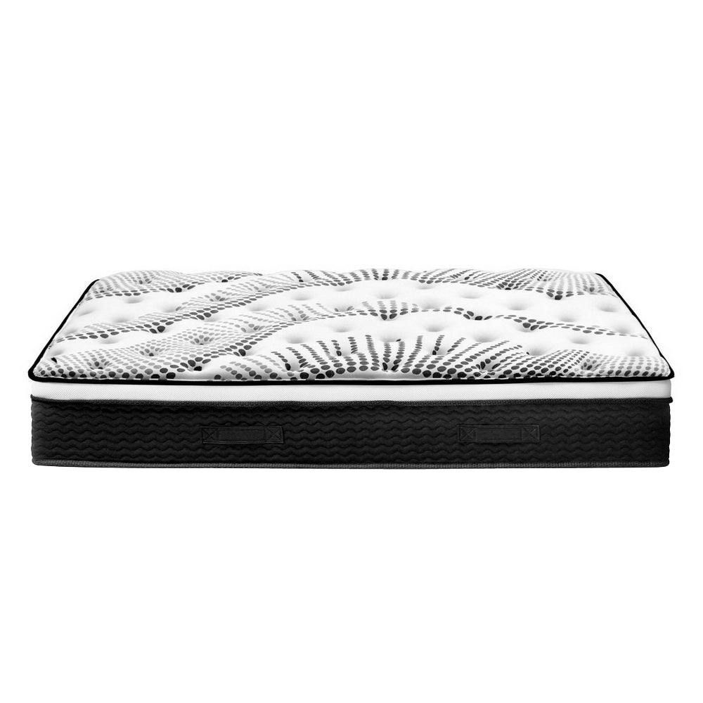 Giselle Bedding Como Euro Top Pocket Spring Mattress 32cm Thick – King Single - Newstart Furniture