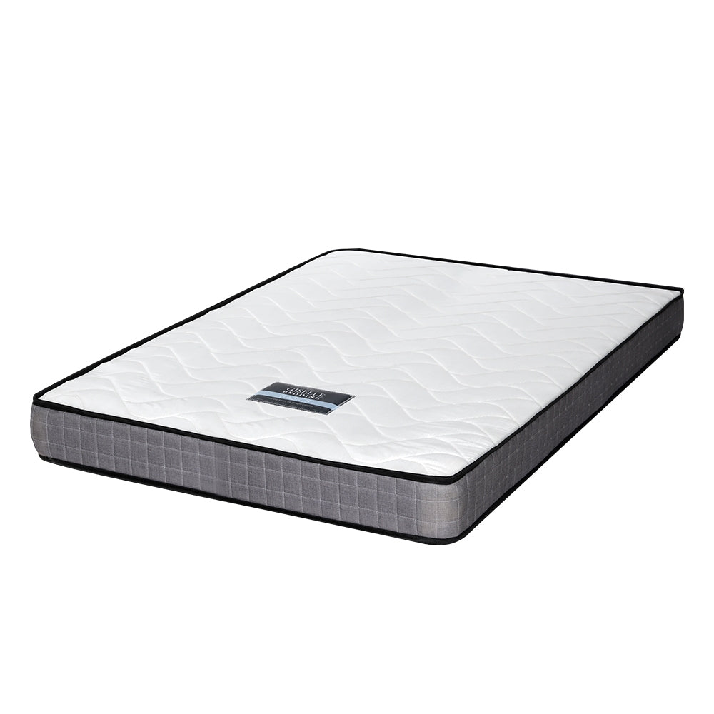 Giselle Mattress Medium Firm Mattresses Tight Top Bed Bonnel Spring 13cm DOUBLE - Newstart Furniture