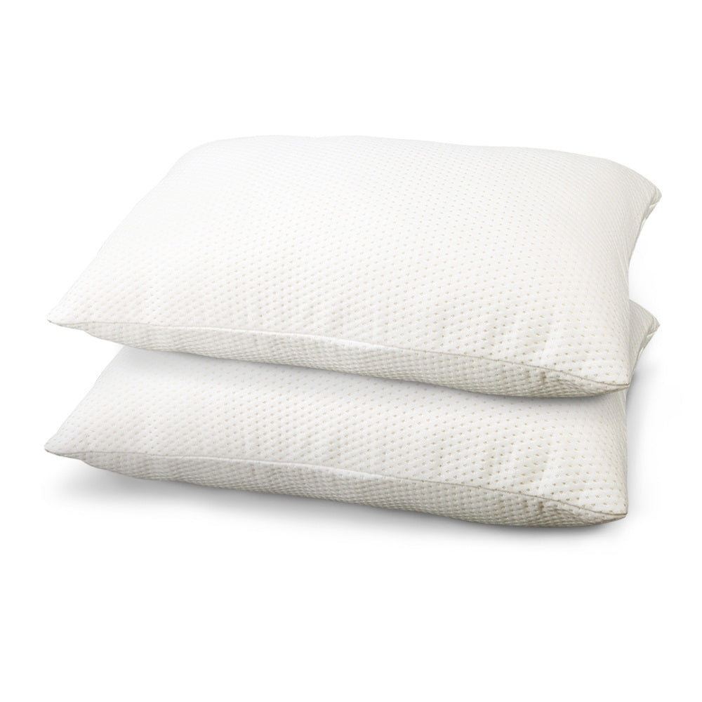 Giselle Bedding Set of 2 Visco Elastic Memory Foam Pillows - Newstart Furniture