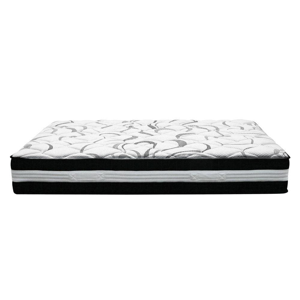 Giselle Bedding Mykonos Euro Top Pocket Spring Mattress 30cm Thick – Double - Newstart Furniture