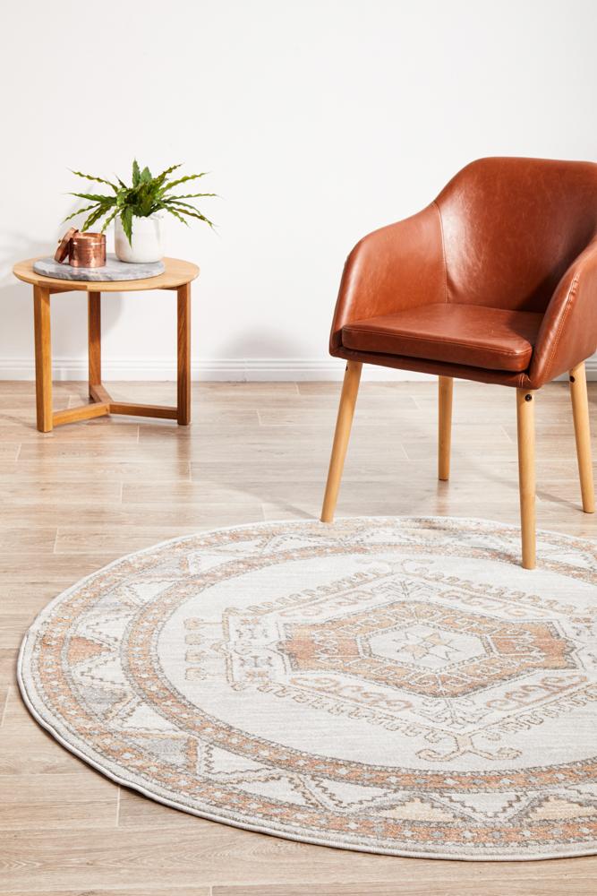 Mayfair Caitlen Natural Round Rug - Newstart Furniture