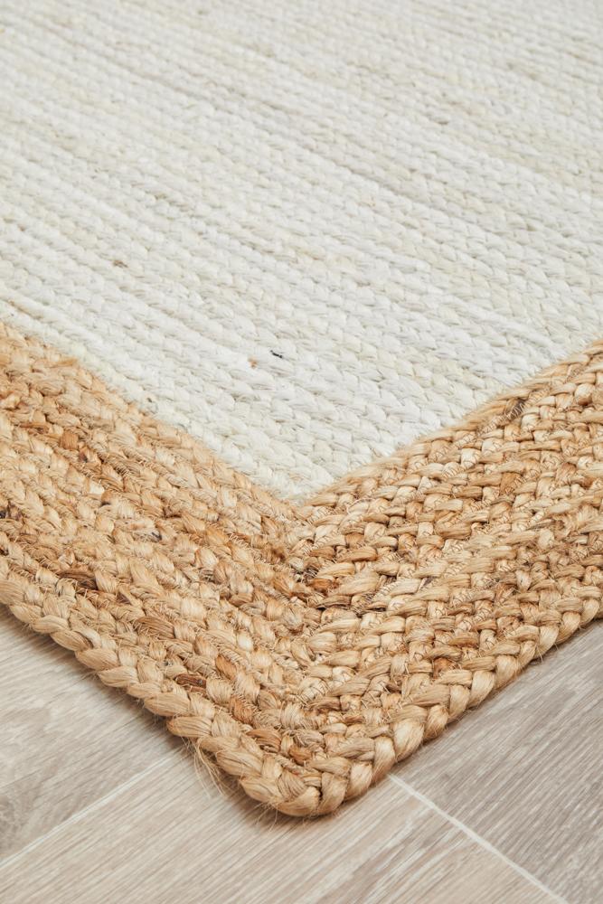 Noosa 333 White Natural Rug - Newstart Furniture