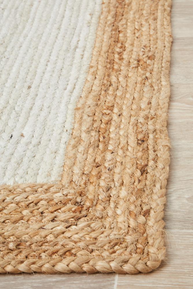 Noosa 333 White Natural Rug - Newstart Furniture