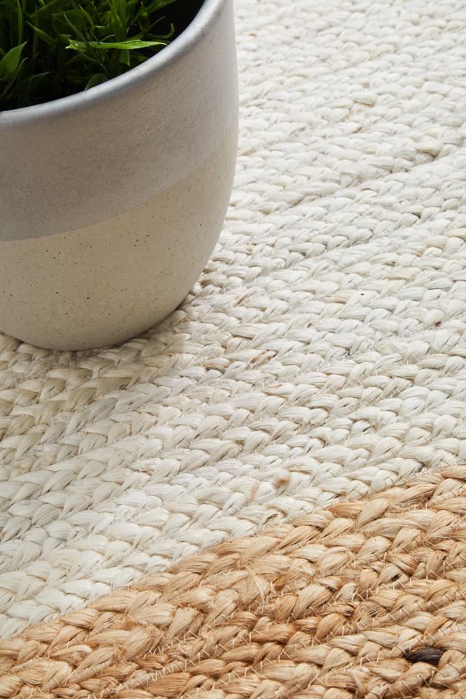 Noosa 333 White Natural Rug - Newstart Furniture