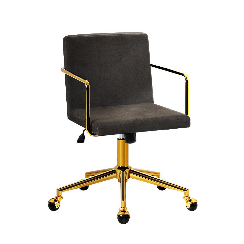 Velvet Office Chair Executive Computer Chairs Adjustable Desk Chair Armchair - Newstart Furniture