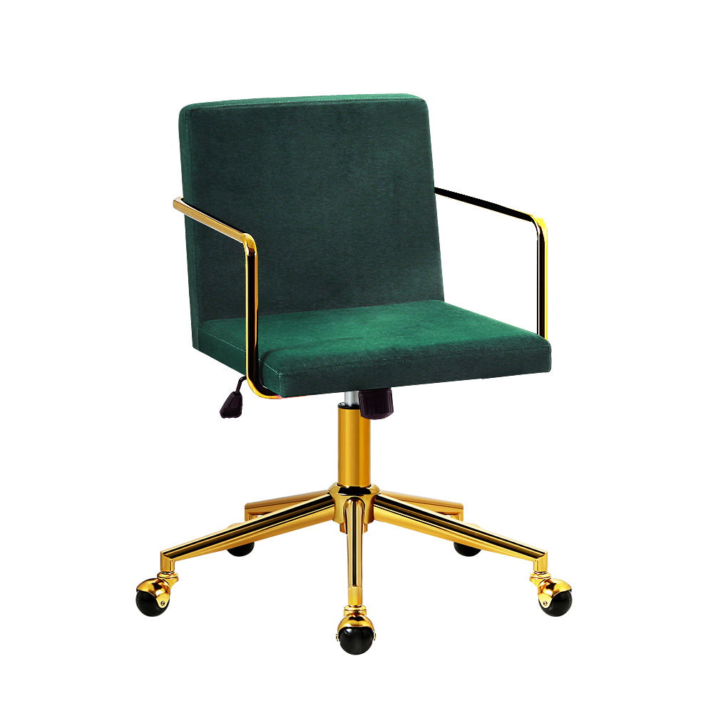 Velvet Office Chair Swivel Desk Chair Armchair Height Adjustable Computer Chairs - Newstart Furniture