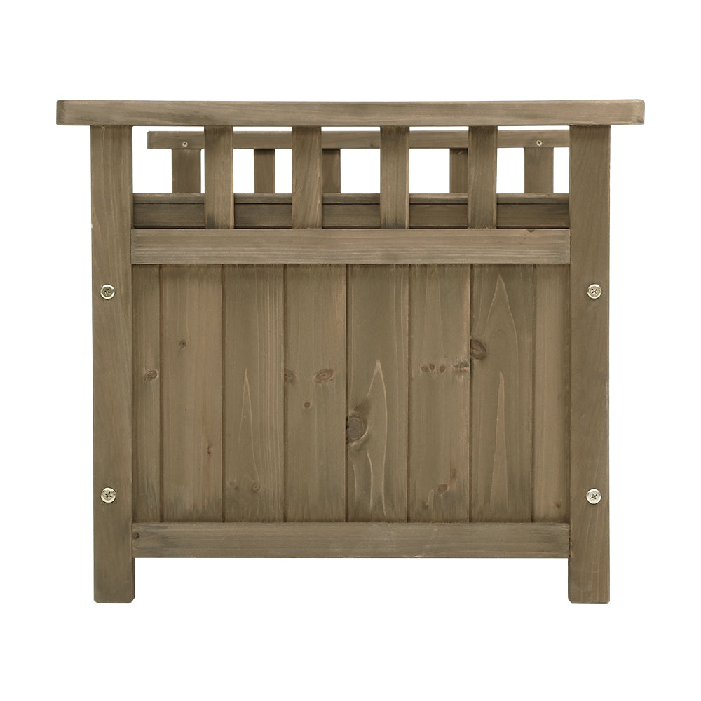 Gardeon Outdoor Storage Box Wooden Garden Bench Chest Toy Tool Sheds Furniture - Newstart Furniture