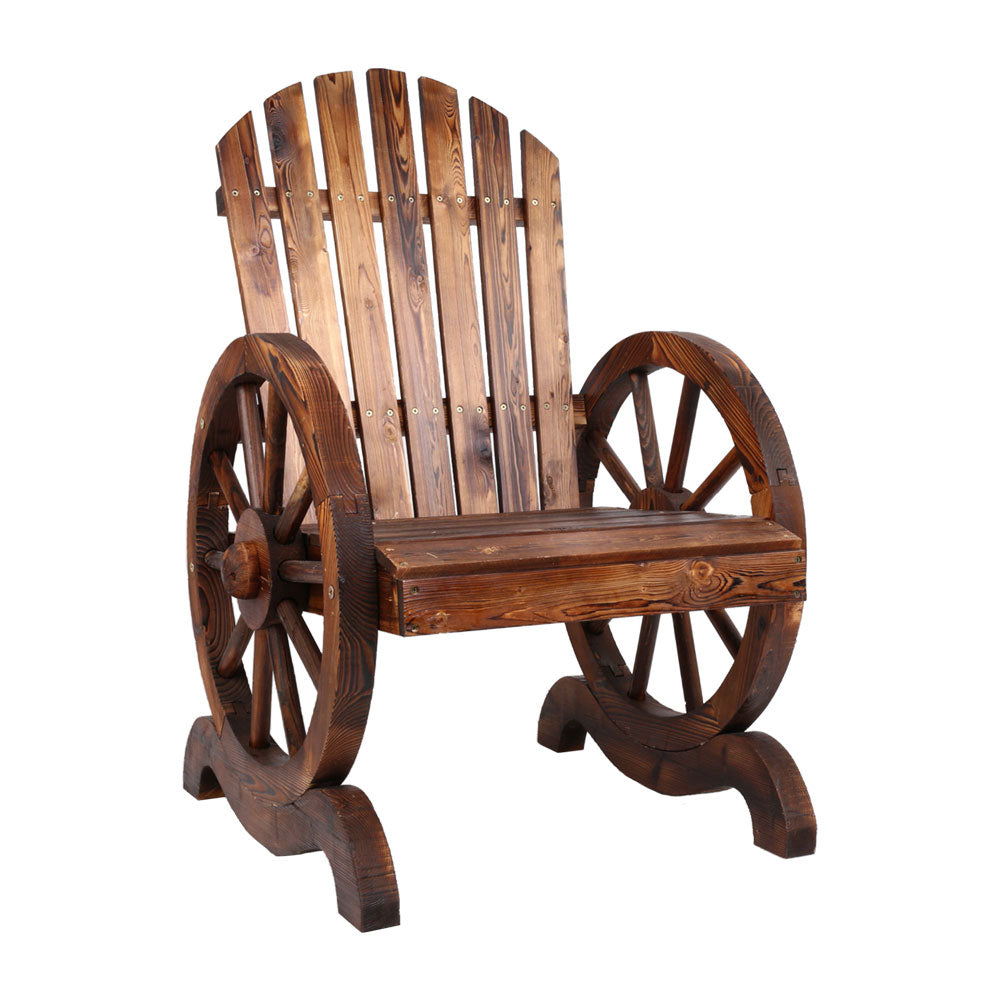 Gardeon Wooden Wagon Chair Outdoor - Newstart Furniture