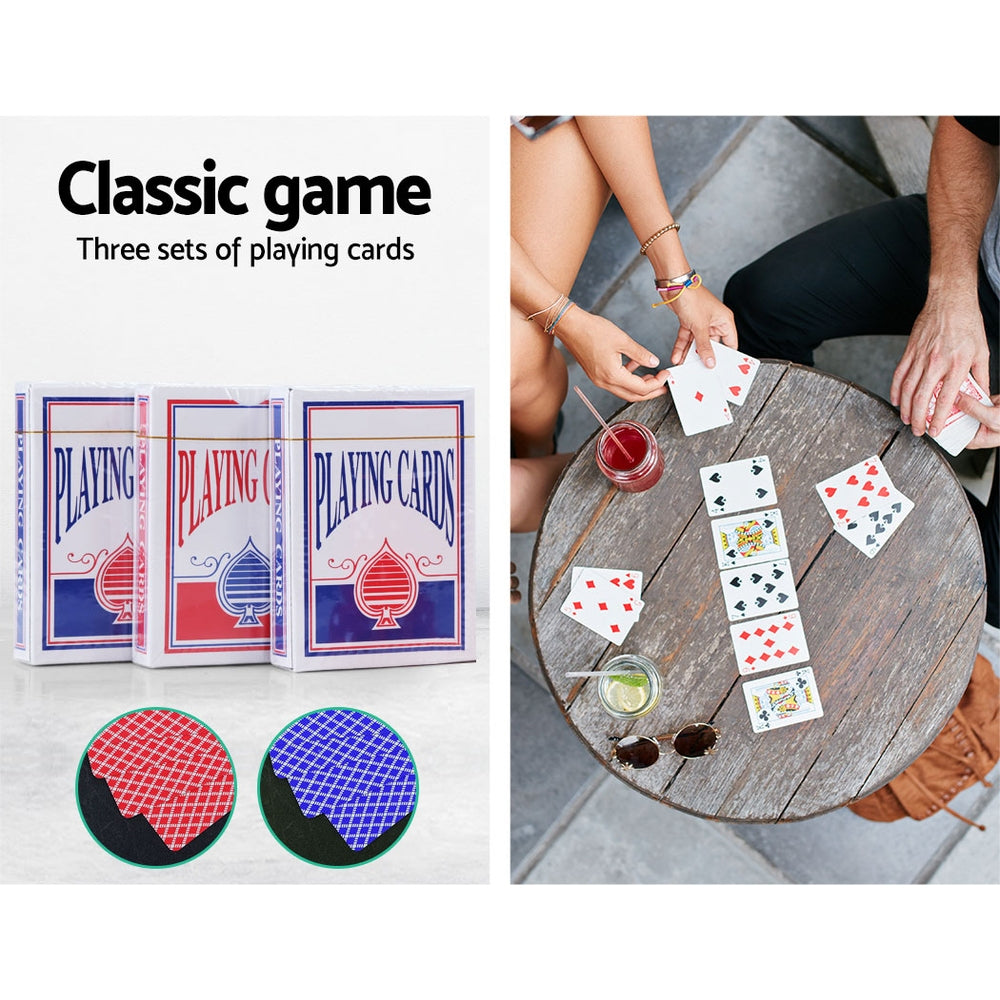 Poker Chip Set 1000PC Chips TEXAS HOLD'EM Casino Gambling Dice Cards - Newstart Furniture