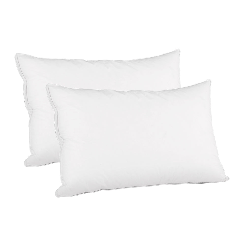 Giselle Bedding Duck Feather Down Twin Pack Pillow - Newstart Furniture