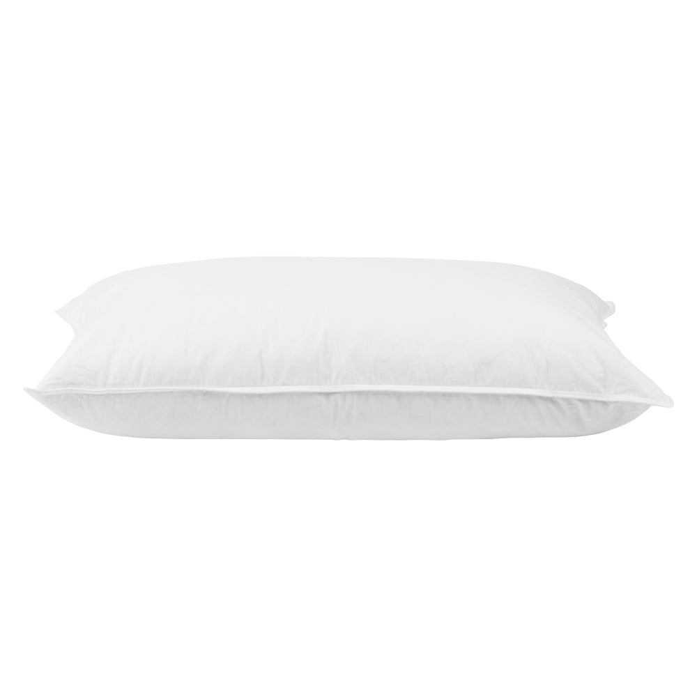 Giselle Bedding Set of 2 Goose Feather and Down Pillow - White - Newstart Furniture