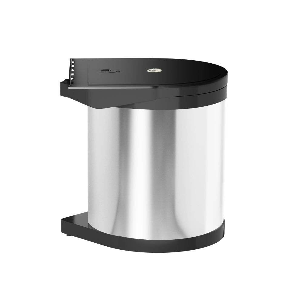 Cefito Kitchen Swing Out Pull Out Bin Stainless Steel Garbage Rubbish Can 12L - Newstart Furniture