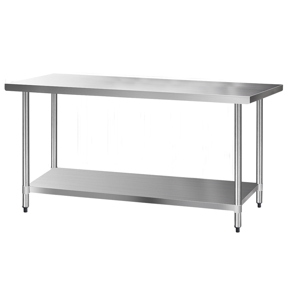 Cefito 1829 x 762mm Commercial Stainless Steel Kitchen Bench - Newstart Furniture