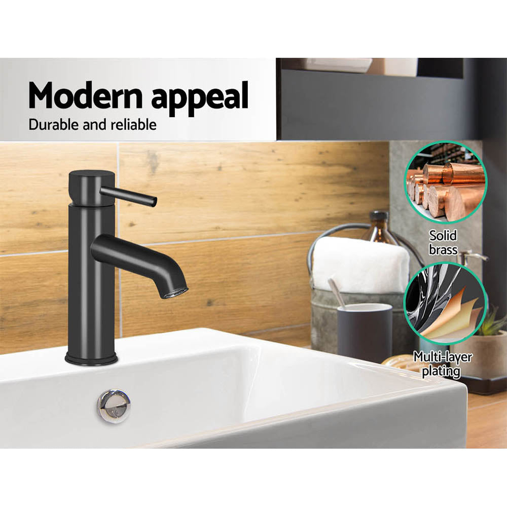 Cefito Basin Mixer Tap Faucet Black - Newstart Furniture