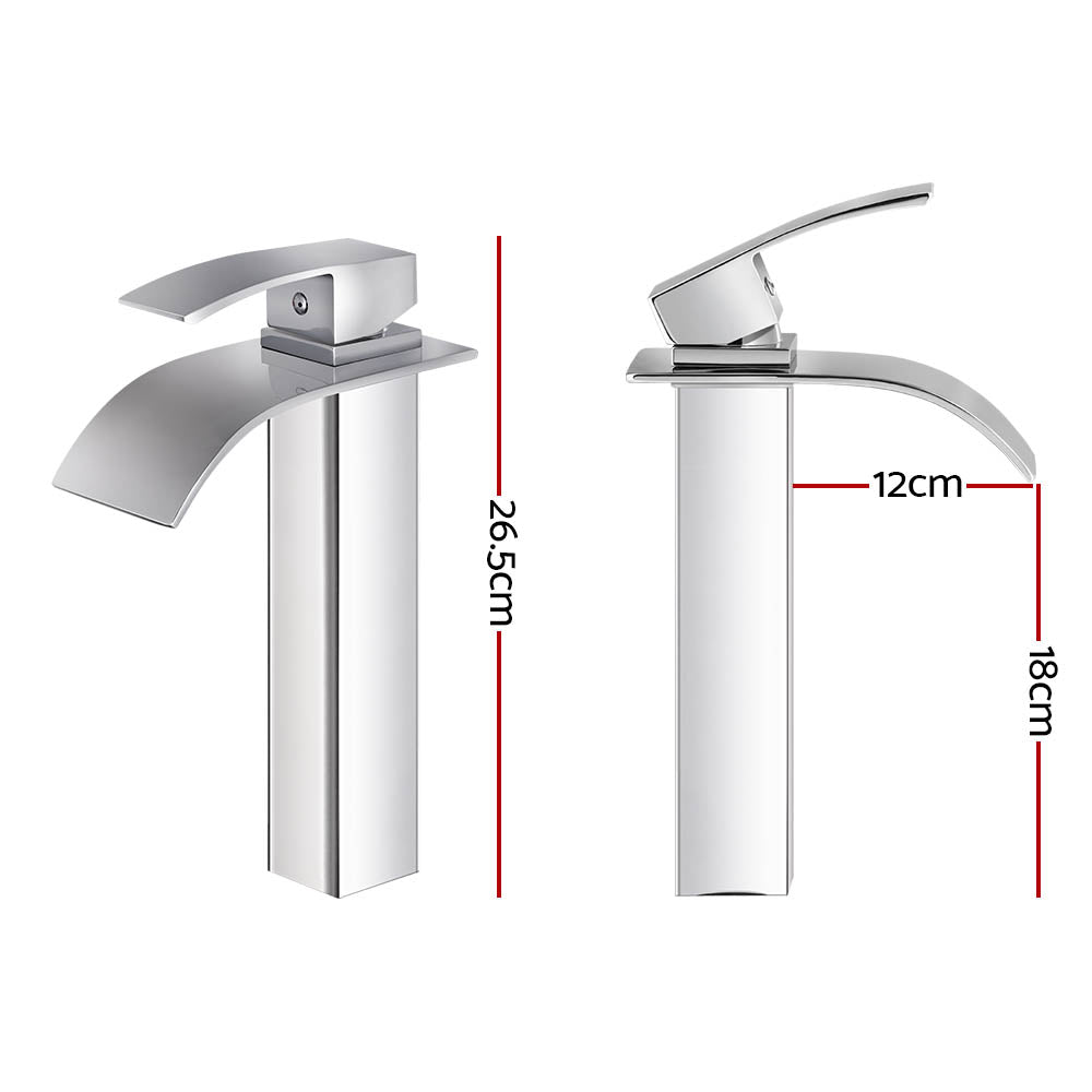 Cefito Basin Mixer Tap - Silver - Newstart Furniture