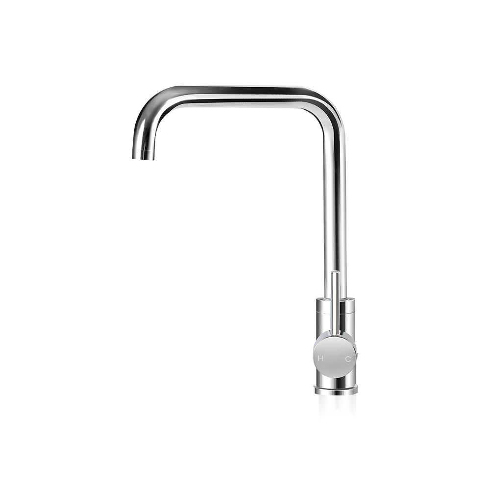 Cefito Mixer Kitchen Faucet Tap Swivel Spout WELS Silver - Newstart Furniture