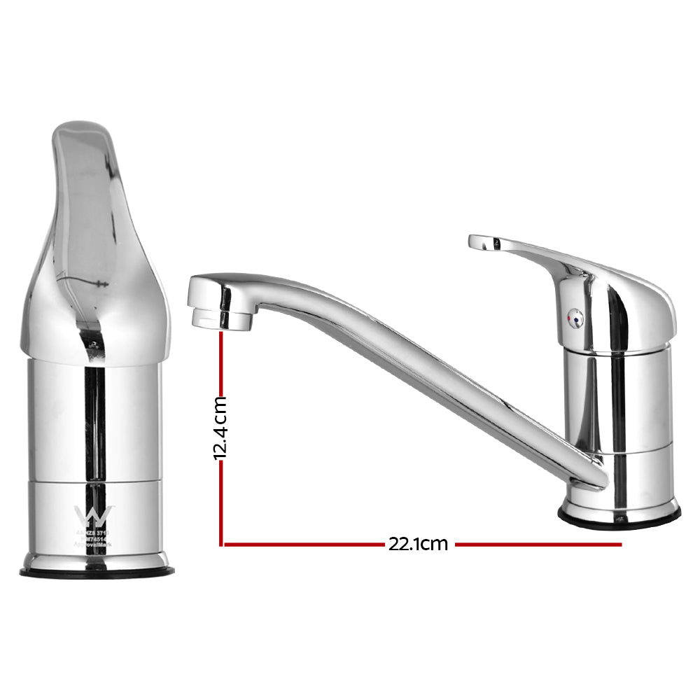 Cefito Basin Mixer Tap - Silver - Newstart Furniture