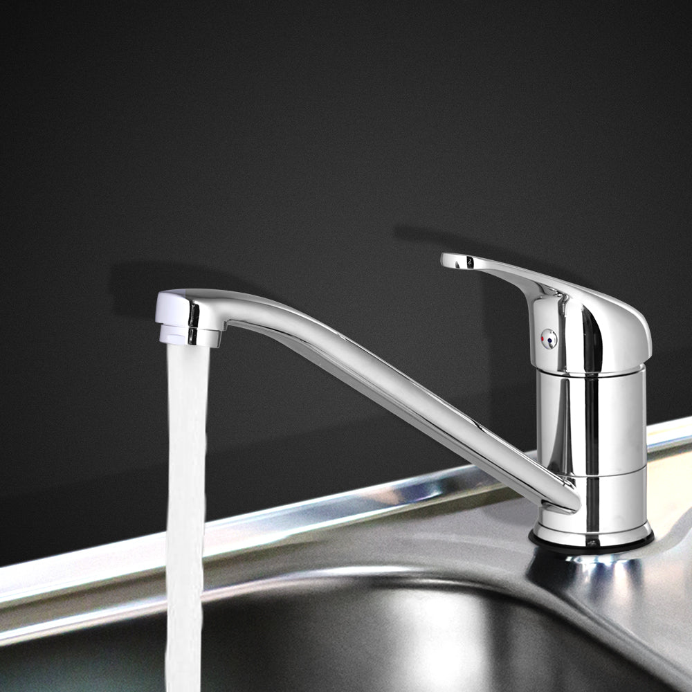 Cefito Basin Mixer Tap - Silver - Newstart Furniture