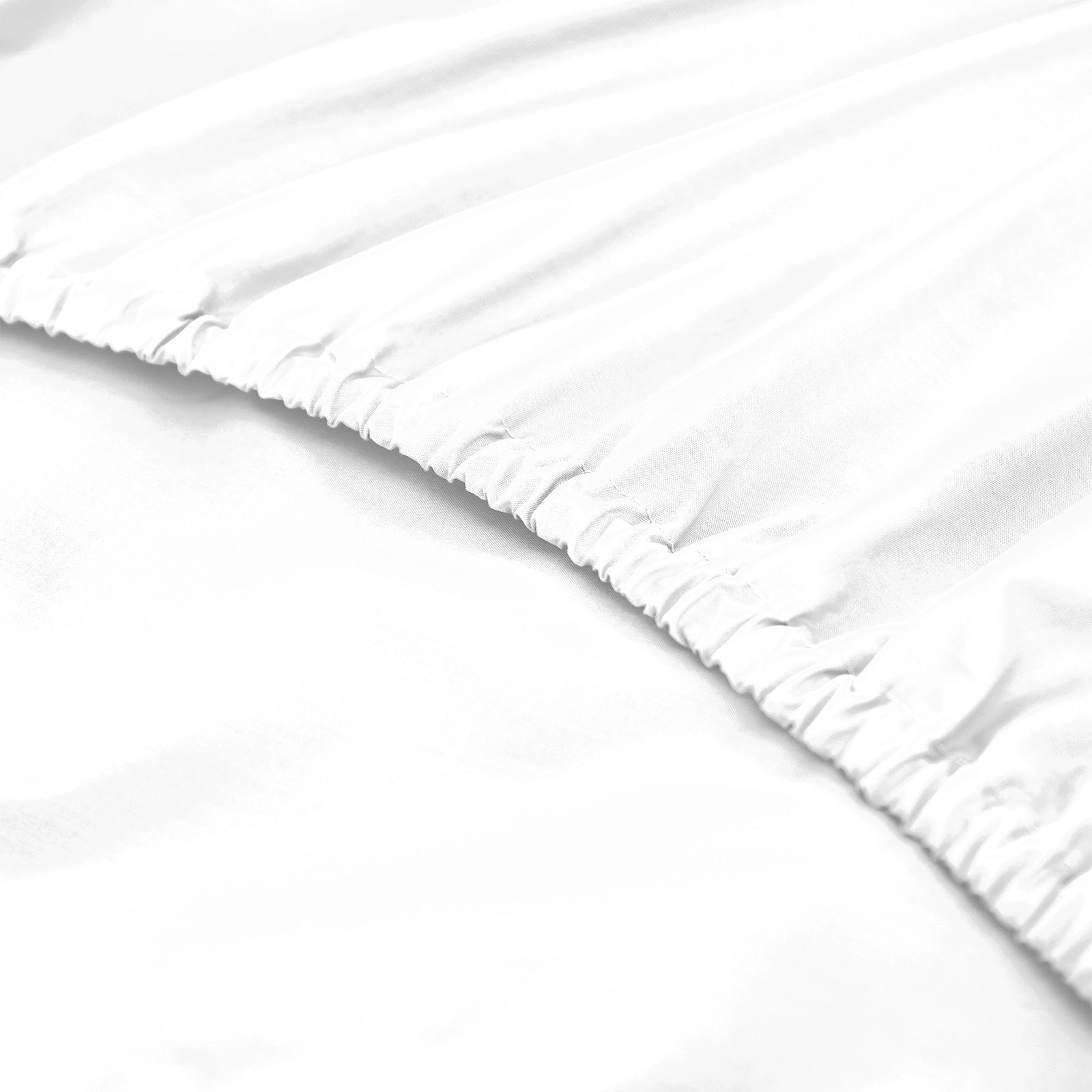 Royal Comfort 1500TC Cotton Rich Queen Sheet Set | White