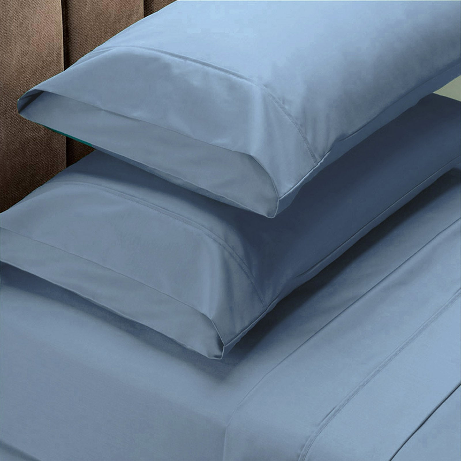 Renee Taylor 1500TC Cotton Blend King Sheet Set | Indigo