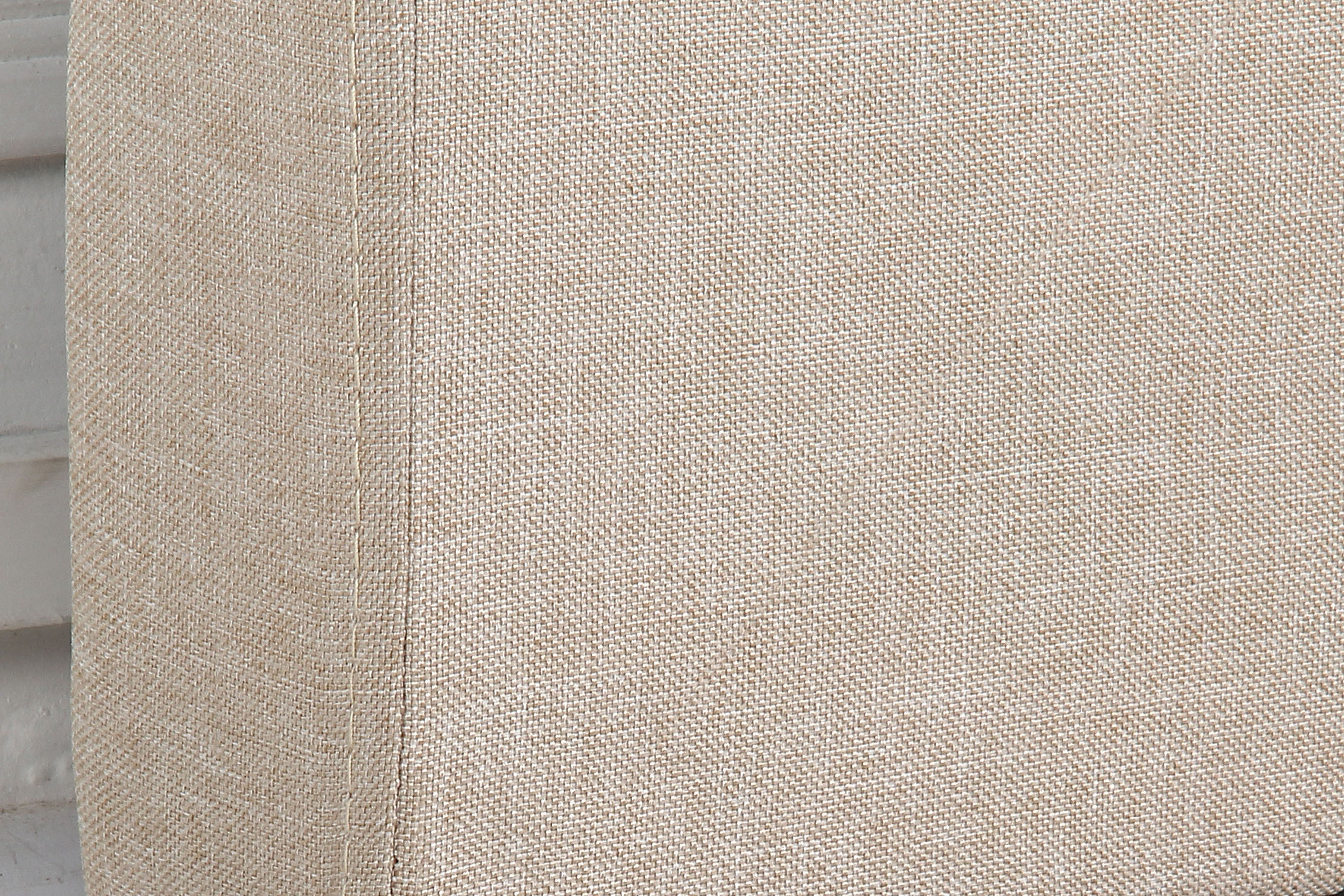 Elegant Queen Beige Tufted Linen Headboard by Cilantro