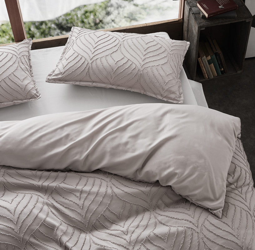 Tufted ultra soft microfiber quilt cover set-single beige - Newstart Furniture