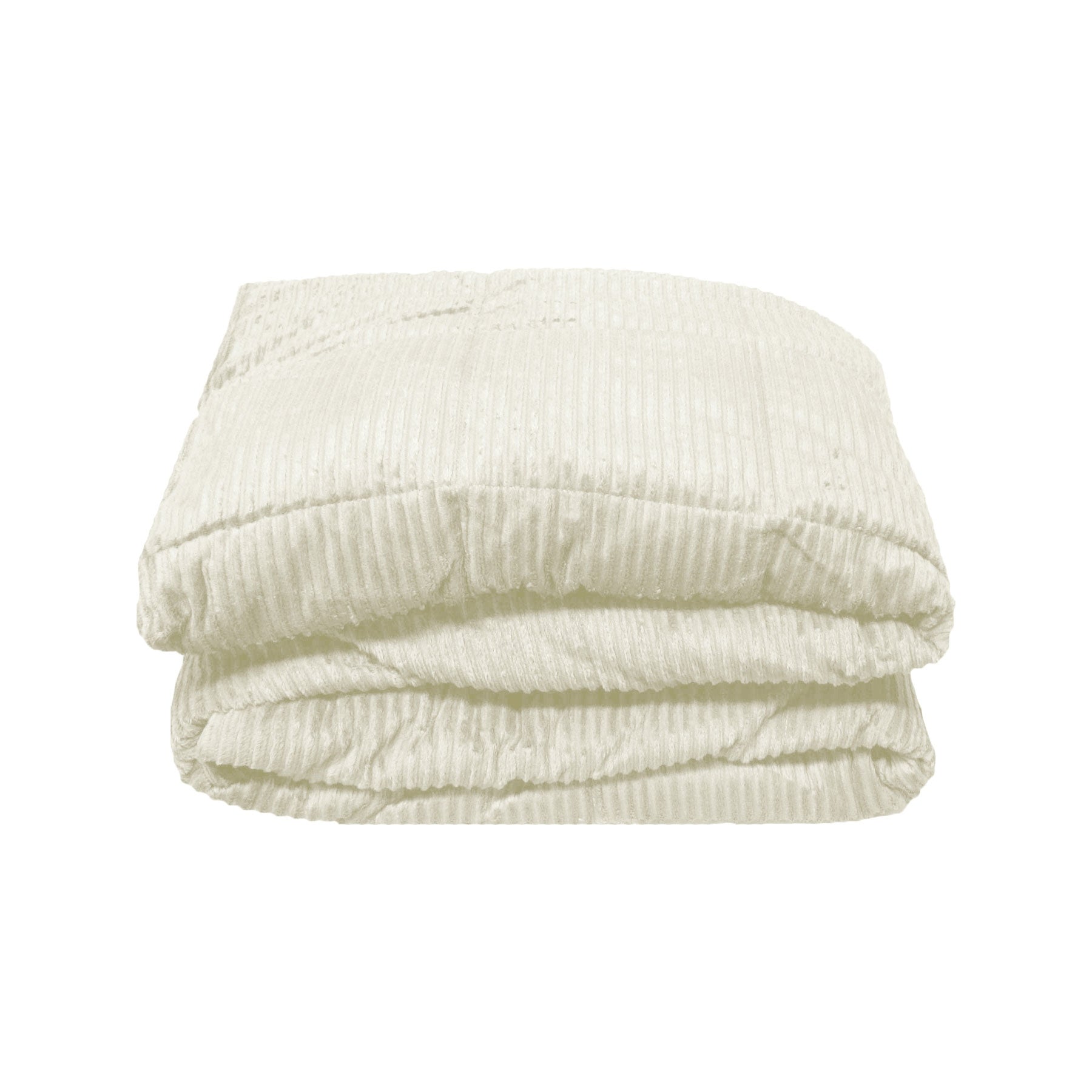 Micro Plush Blanket Cream Single - Newstart Furniture