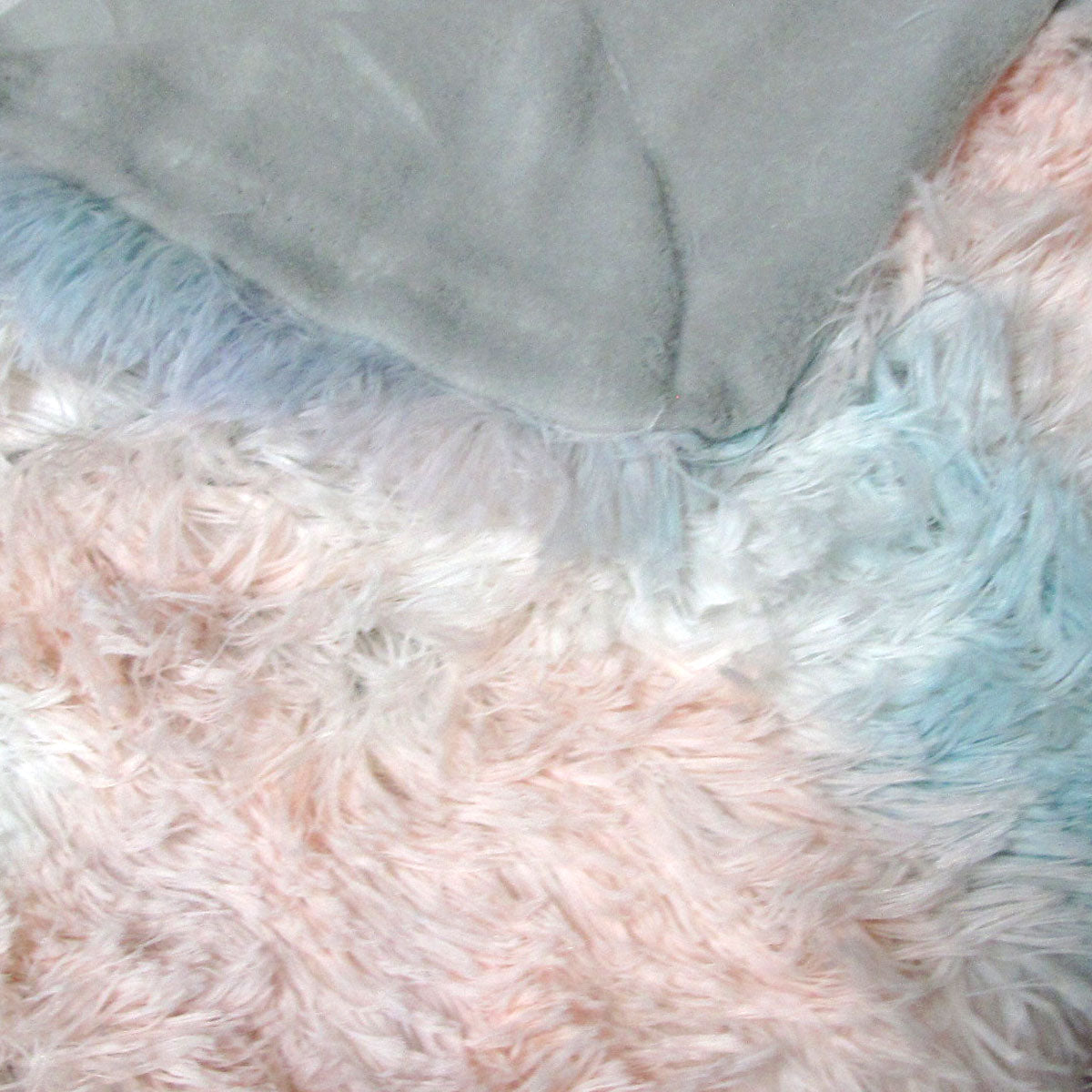 Finley Multi Colour Collection Shaggy Throw Rug 127 x 152cm Pastel Hues - Newstart Furniture