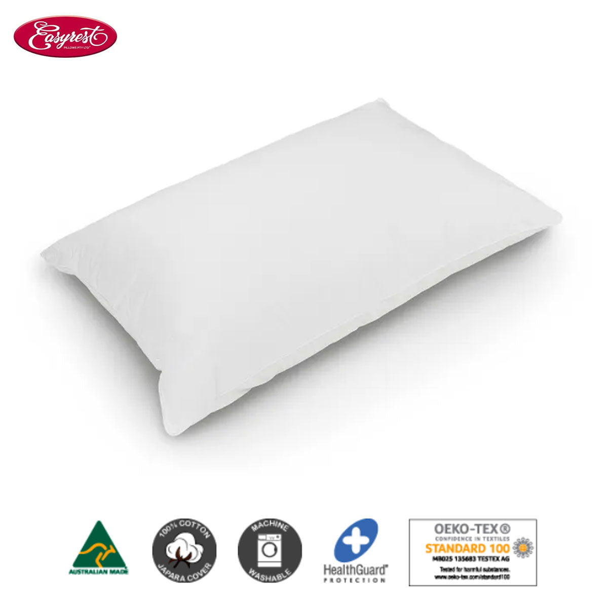 Easyrest BioFresh Allergy Sensitive Microblend Standard Pillow 48 x 73 cm - Newstart Furniture