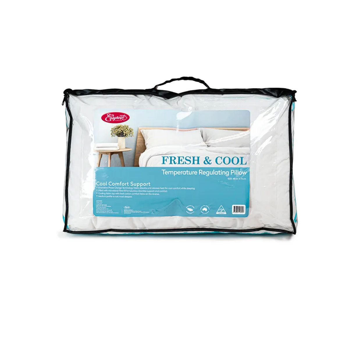 Easyrest Fresh and Cool Standard Pillow 47 x 72 cm - Newstart Furniture