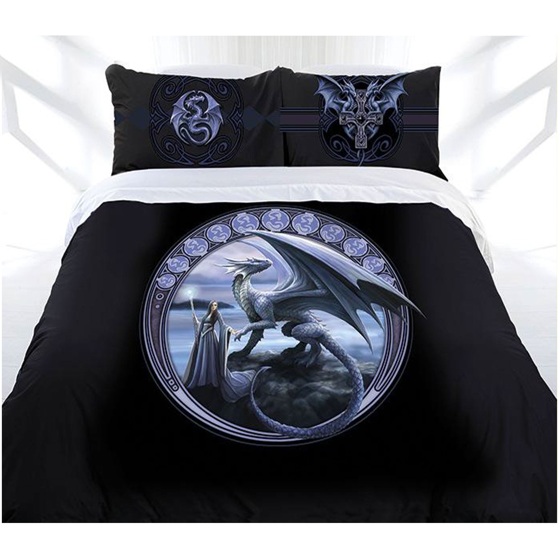 Anne Stokes New Horizon Quilt Cover Set King - Newstart Furniture