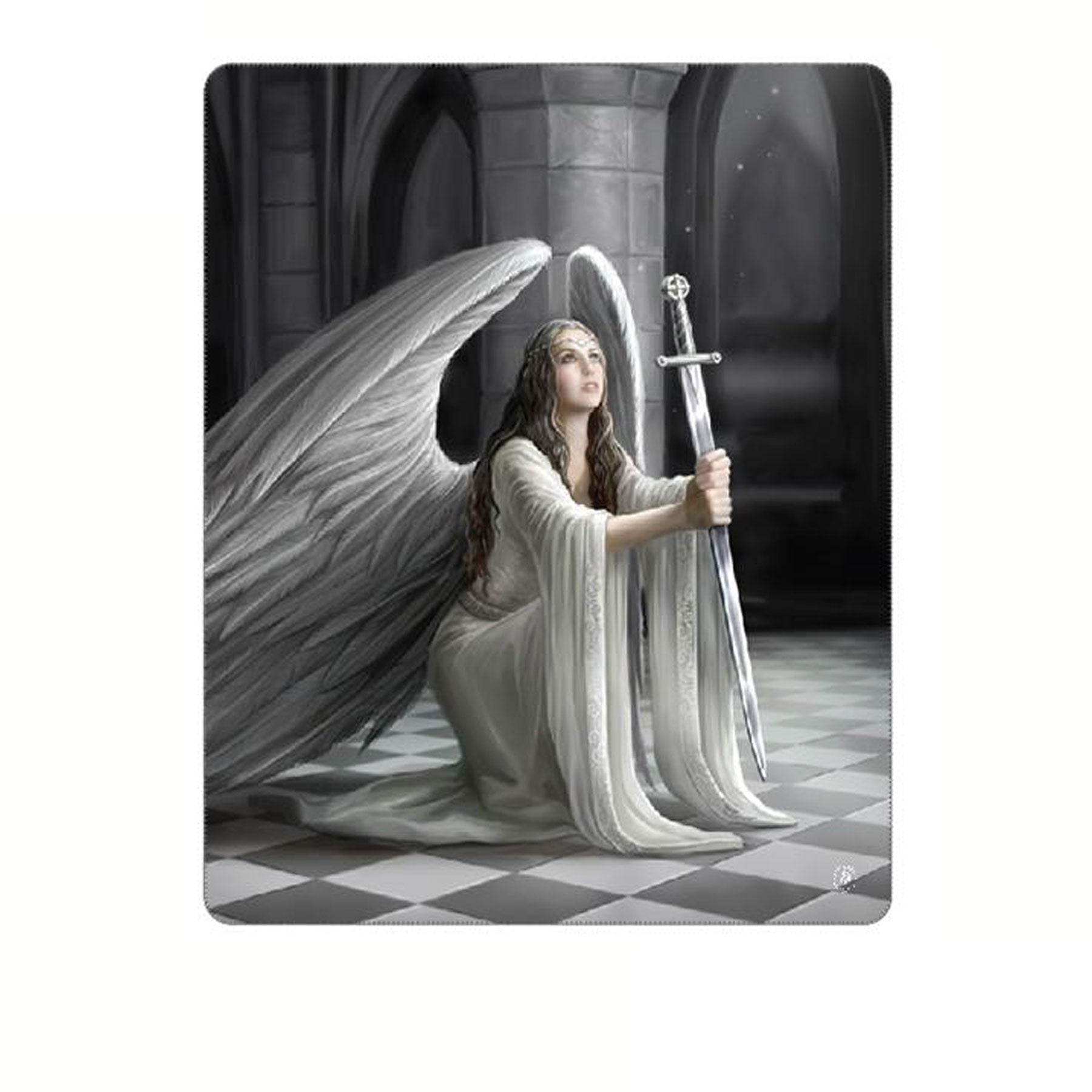 Anne Stokes The Blessing Polar Fleece Throw - Newstart Furniture